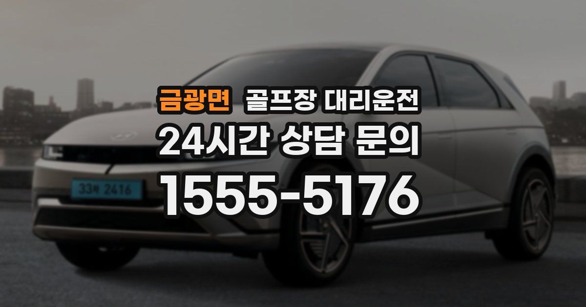 골프장 대리운전 서비스