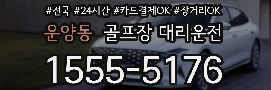 운양동 골프장 대리운전