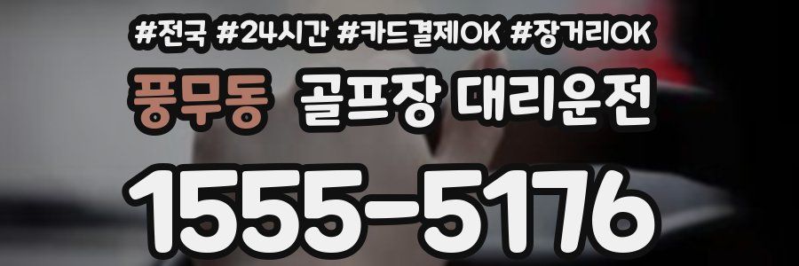 풍무동 골프장 대리운전