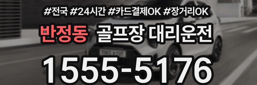 반정동 골프장 대리운전