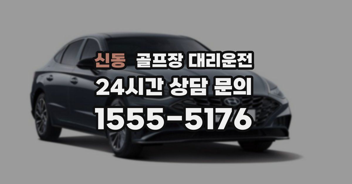 골프장 대리운전 서비스