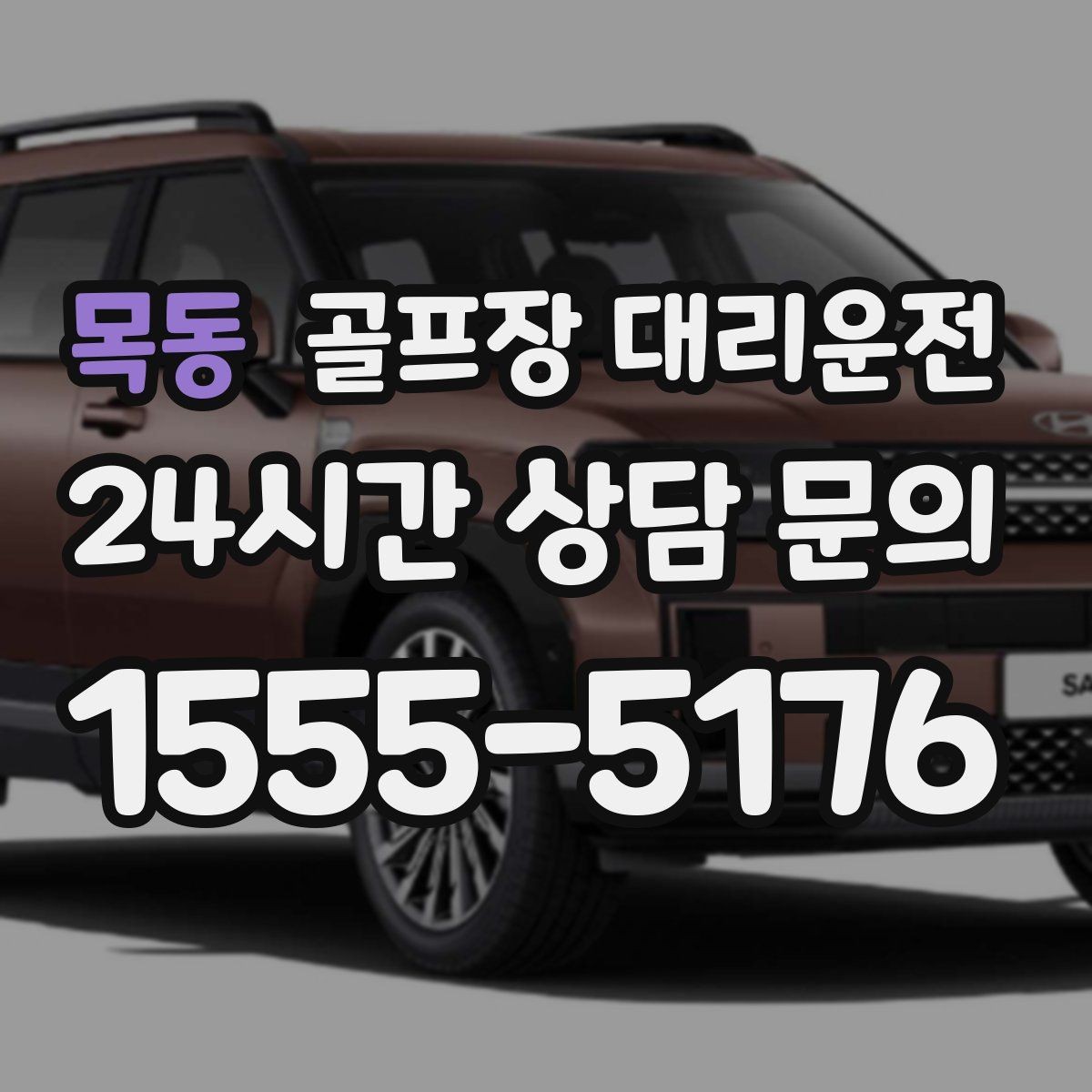 목동 골프장 대리운전 안심 승하차가 돋보이는 밝은 지점 하차