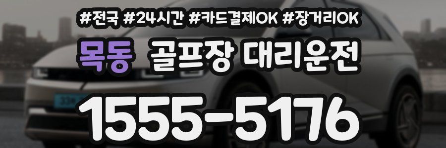 목동 골프장 대리운전