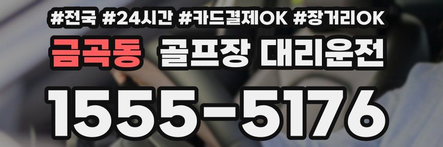 금곡동 골프장 대리운전