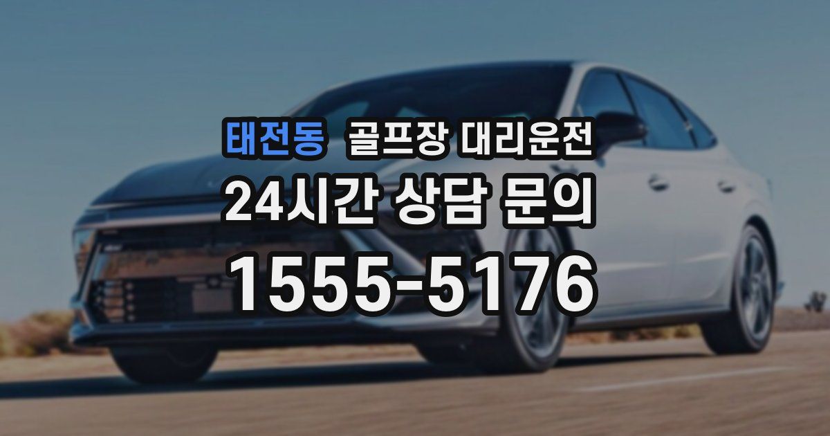 골프장 대리운전 서비스