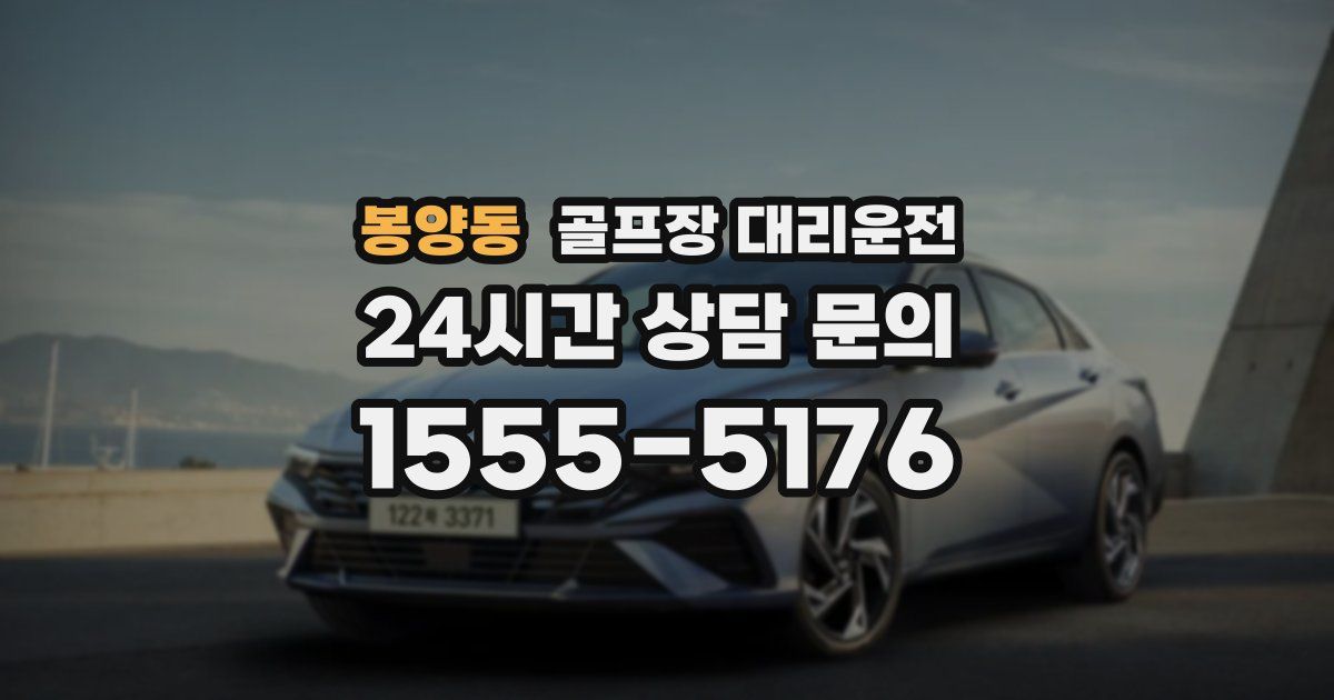 골프장 대리운전 서비스