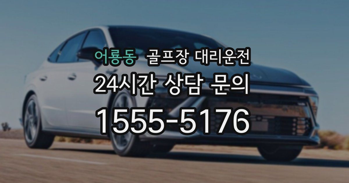 골프장 대리운전 서비스