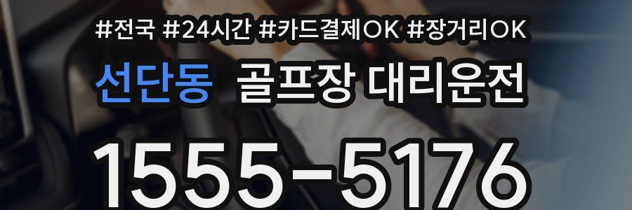 선단동 골프장 대리운전