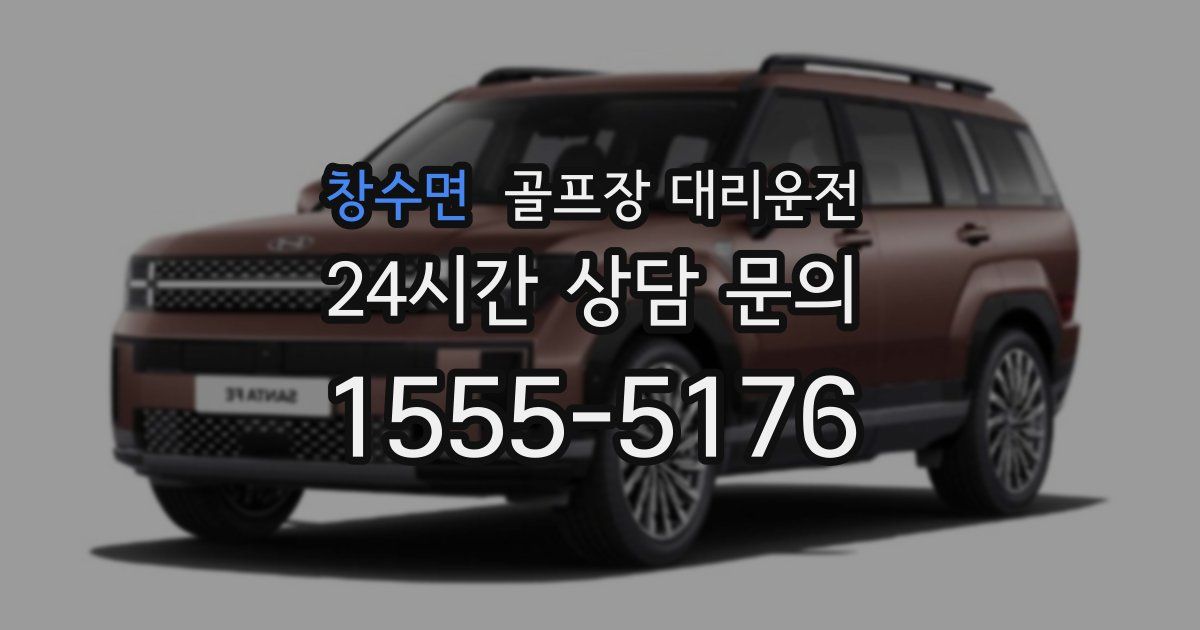 골프장 대리운전 서비스