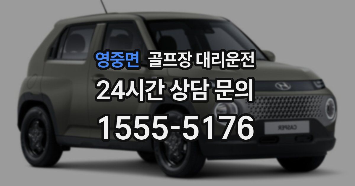 골프장 대리운전 서비스