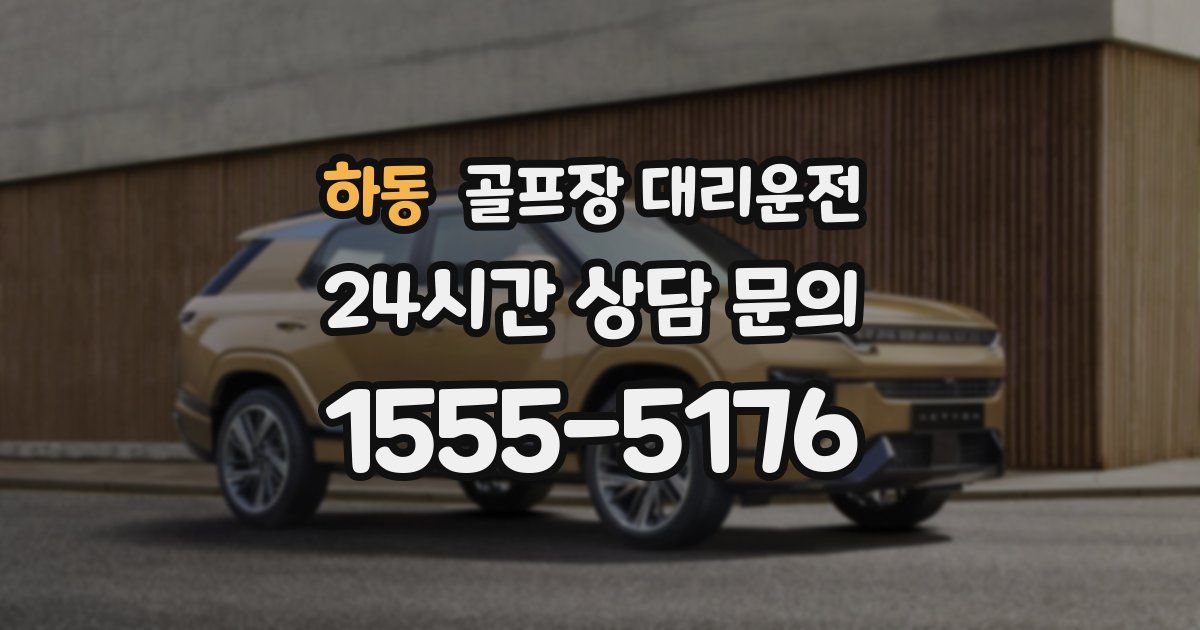 골프장 대리운전 서비스