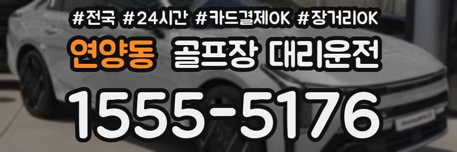 연양동 골프장 대리운전