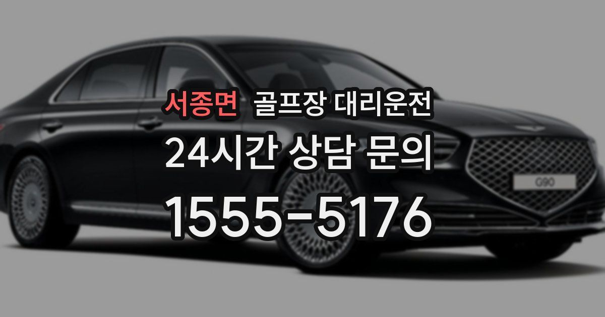 골프장 대리운전 서비스
