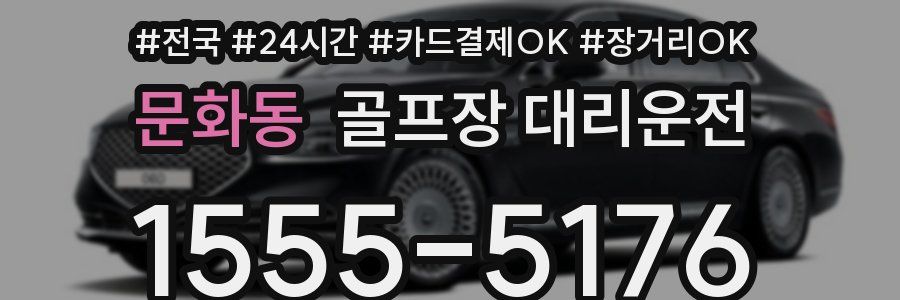 문화동 골프장 대리운전