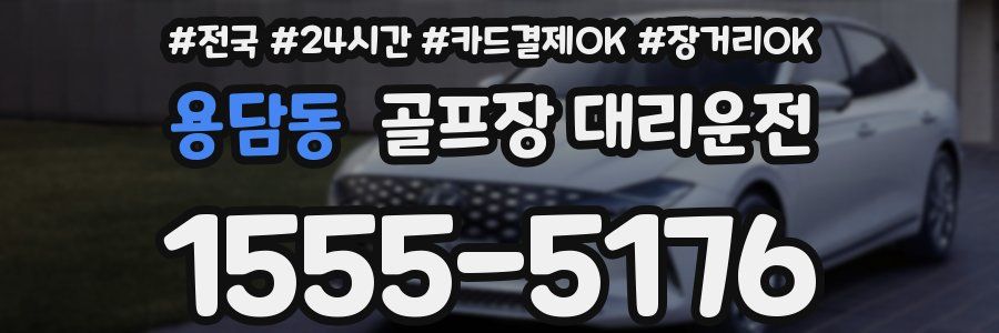 용담동 골프장 대리운전