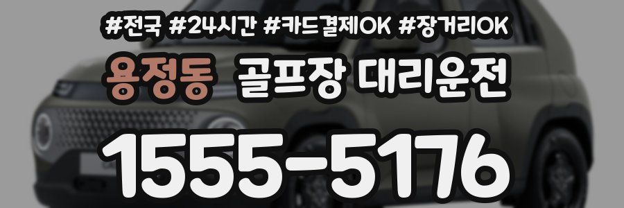 용정동 골프장 대리운전