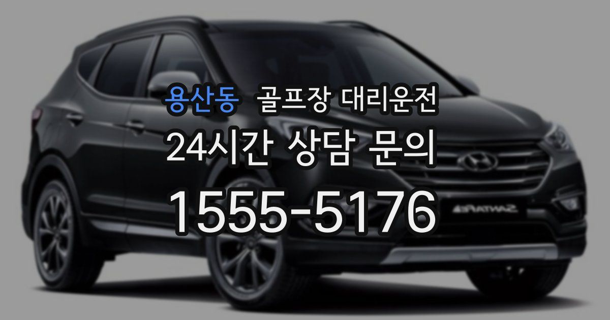 골프장 대리운전 서비스