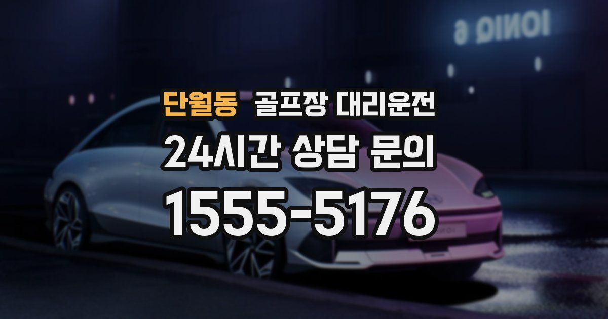 골프장 대리운전 서비스