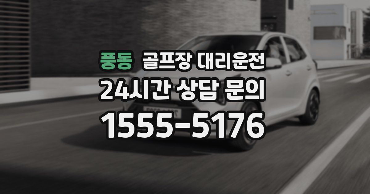 골프장 대리운전 서비스