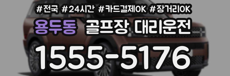 용두동 골프장 대리운전