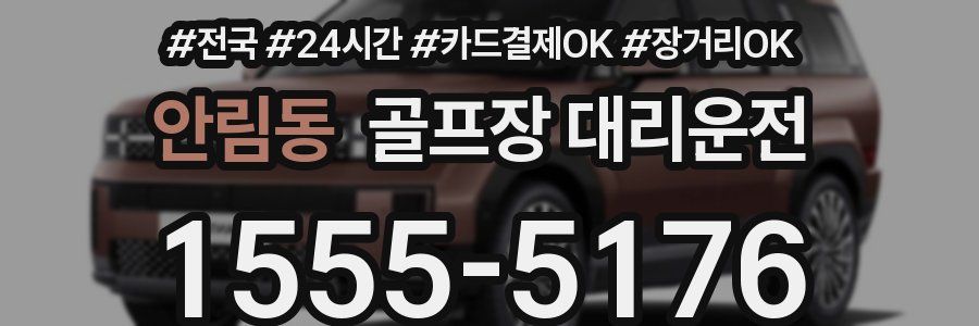 안림동 골프장 대리운전