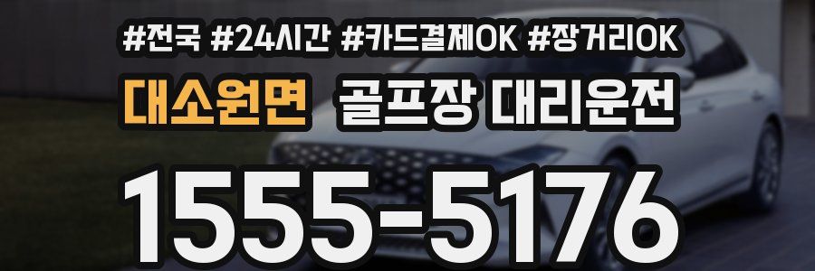 대소원면 골프장 대리운전