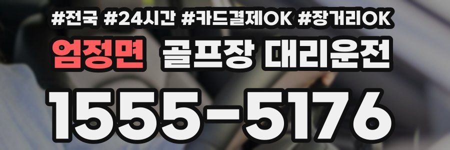 엄정면 골프장 대리운전