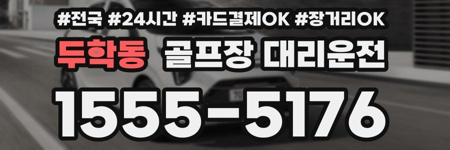 두학동 골프장 대리운전