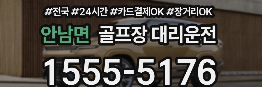 안남면 골프장 대리운전
