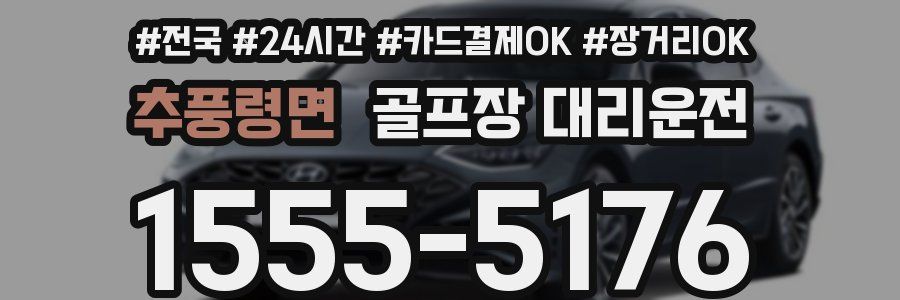 추풍령면 골프장 대리운전