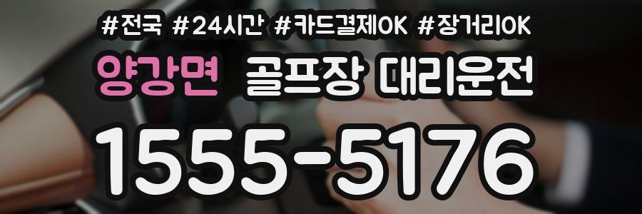 양강면 골프장 대리운전