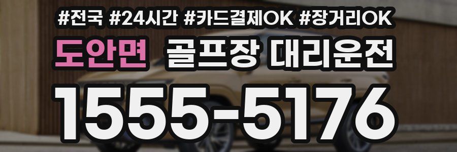 도안면 골프장 대리운전