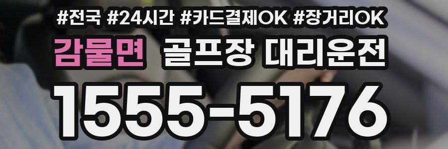 감물면 골프장 대리운전