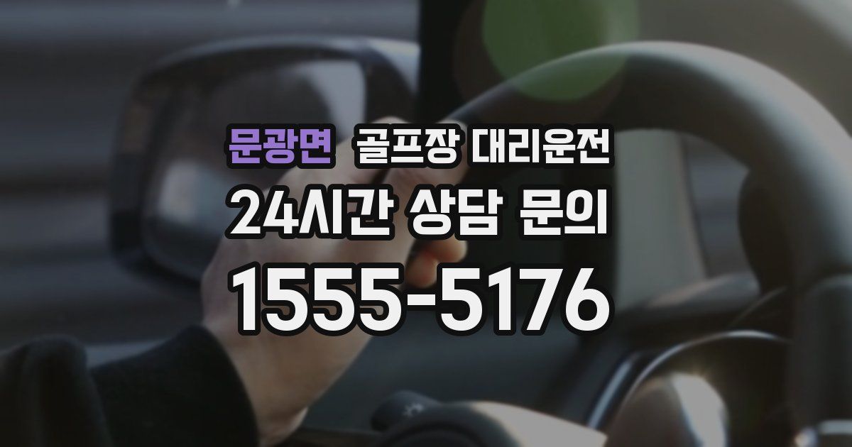 골프장 대리운전 서비스