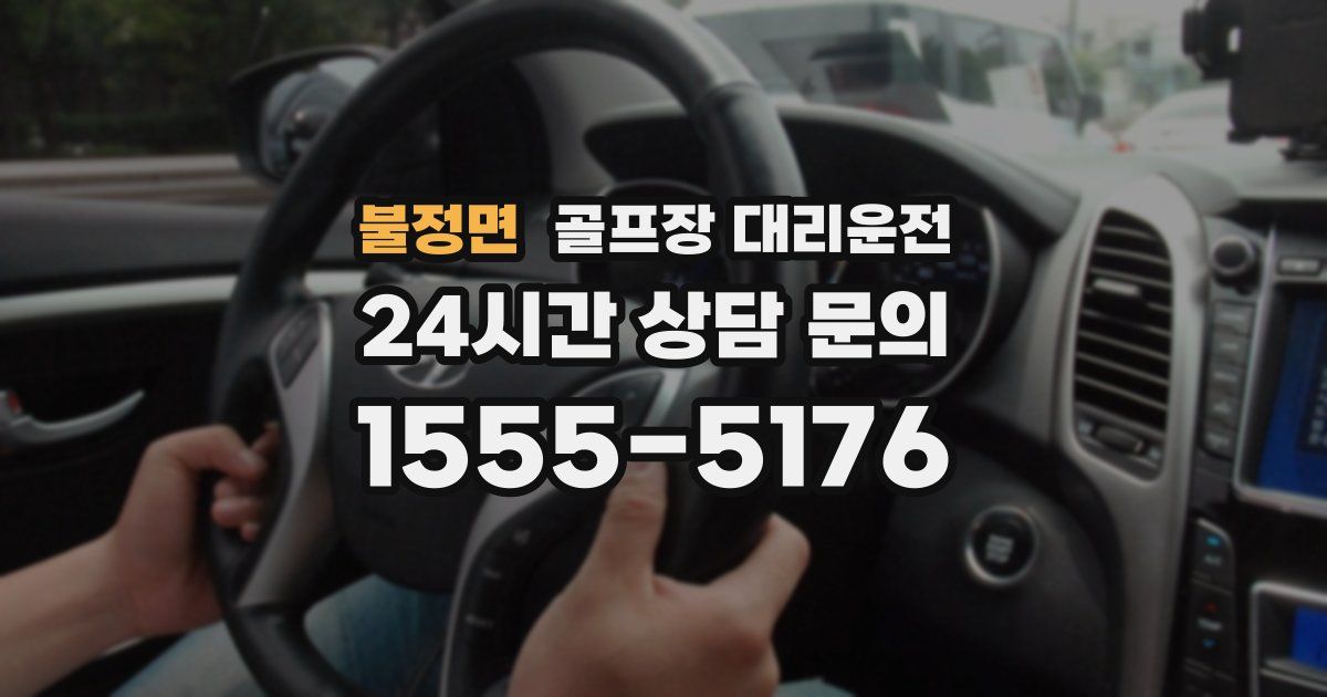 골프장 대리운전 서비스