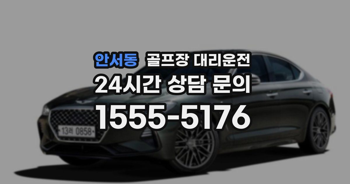 골프장 대리운전 서비스