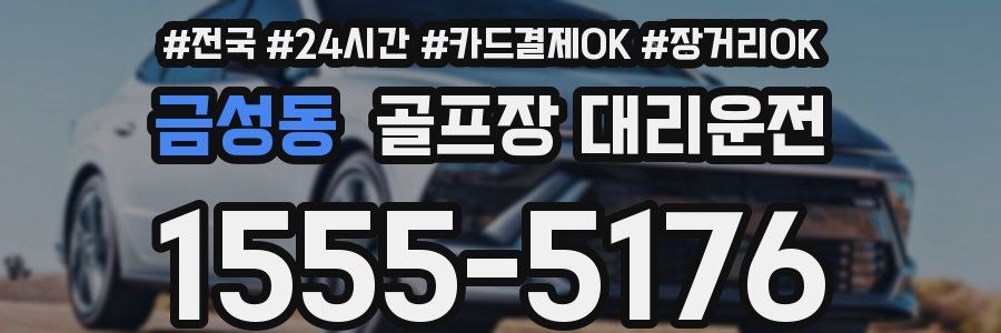 금성동 골프장 대리운전