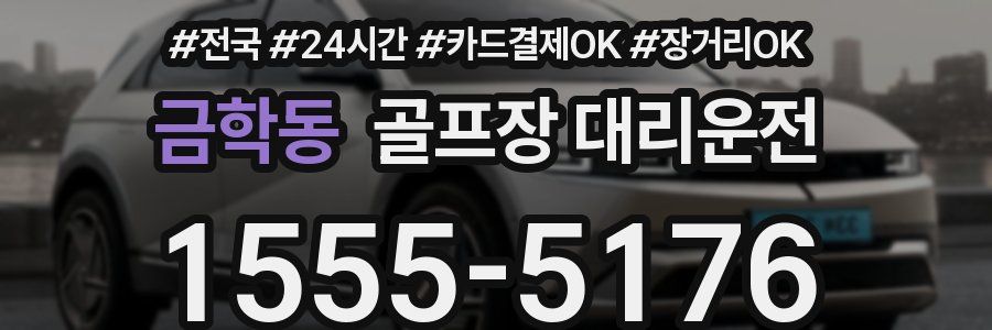 금학동 골프장 대리운전