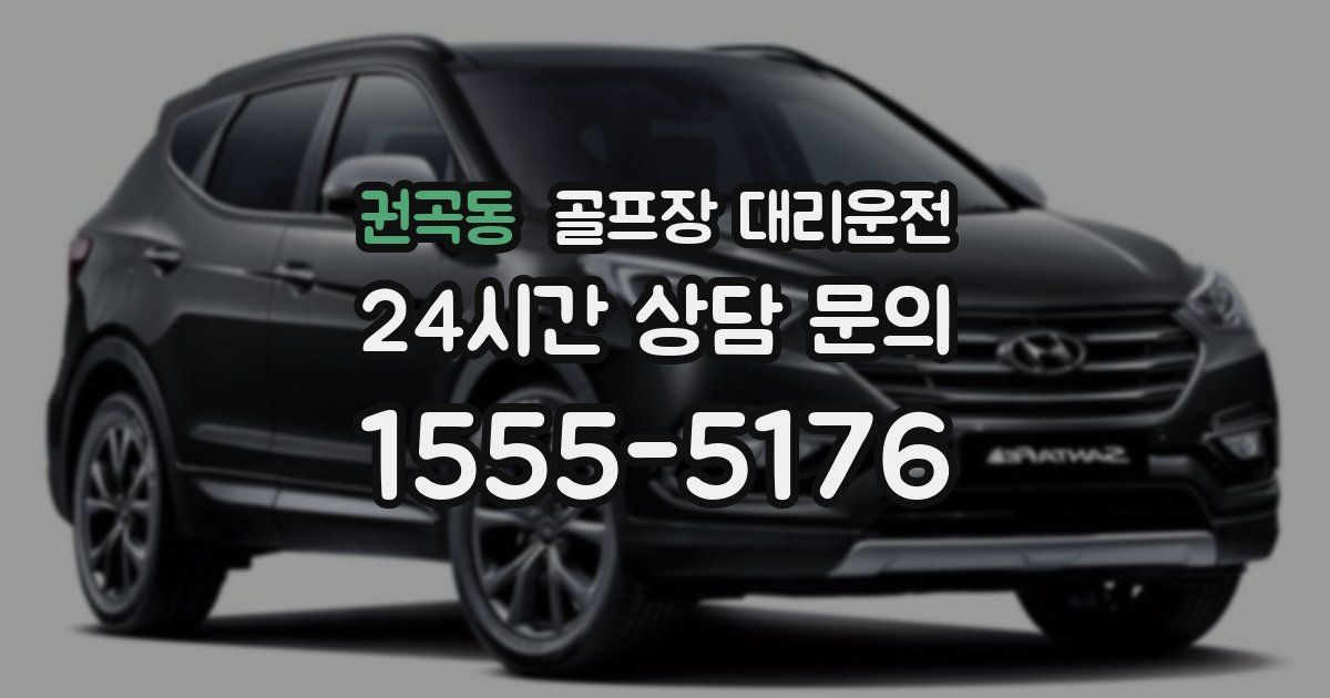 골프장 대리운전 서비스