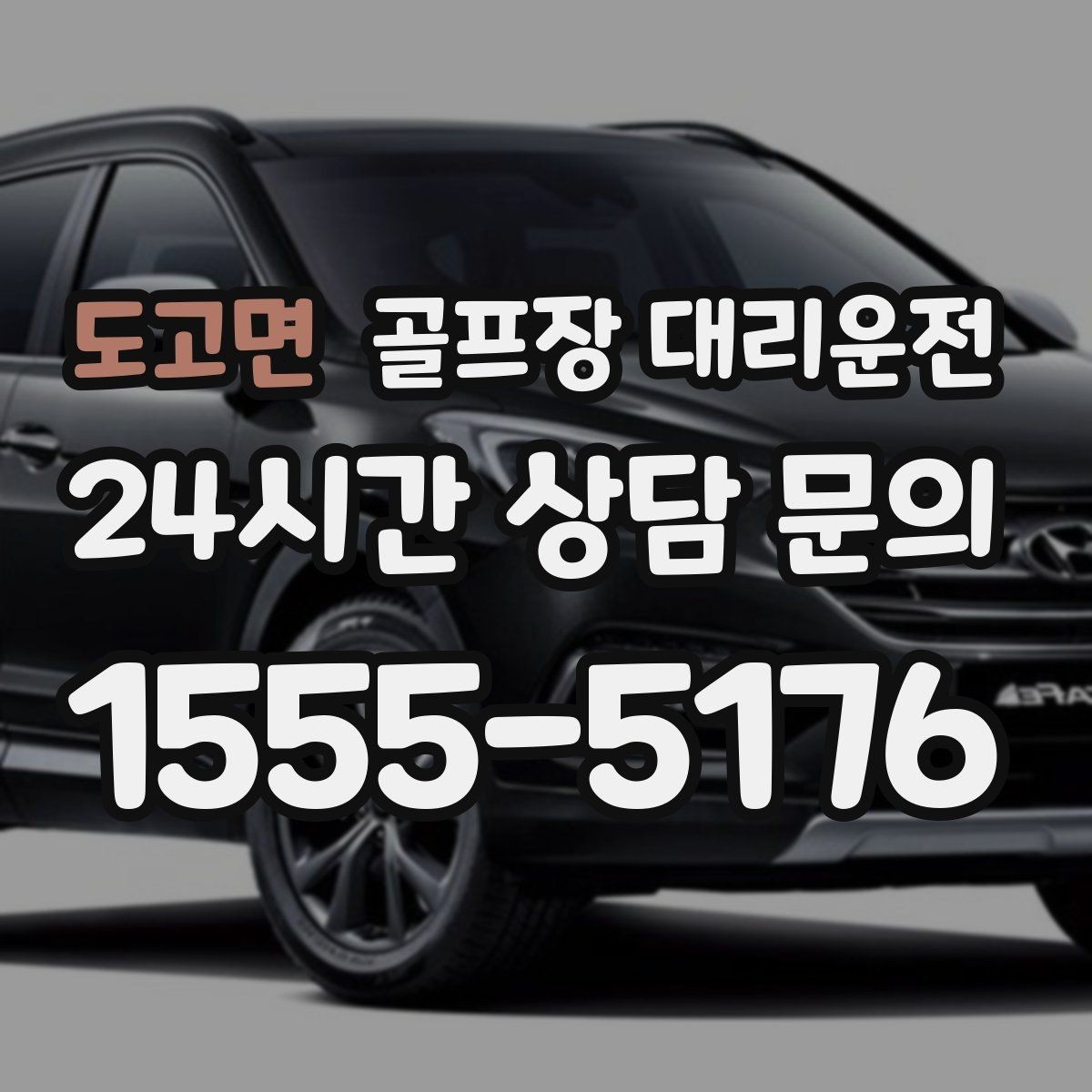 도고면 골프장 대리운전 카트 반납 시간에 맞춘 차량 대기
