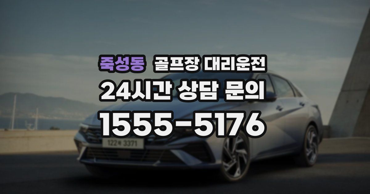 골프장 대리운전 서비스