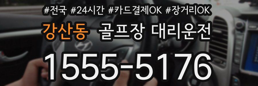 강산동 골프장 대리운전