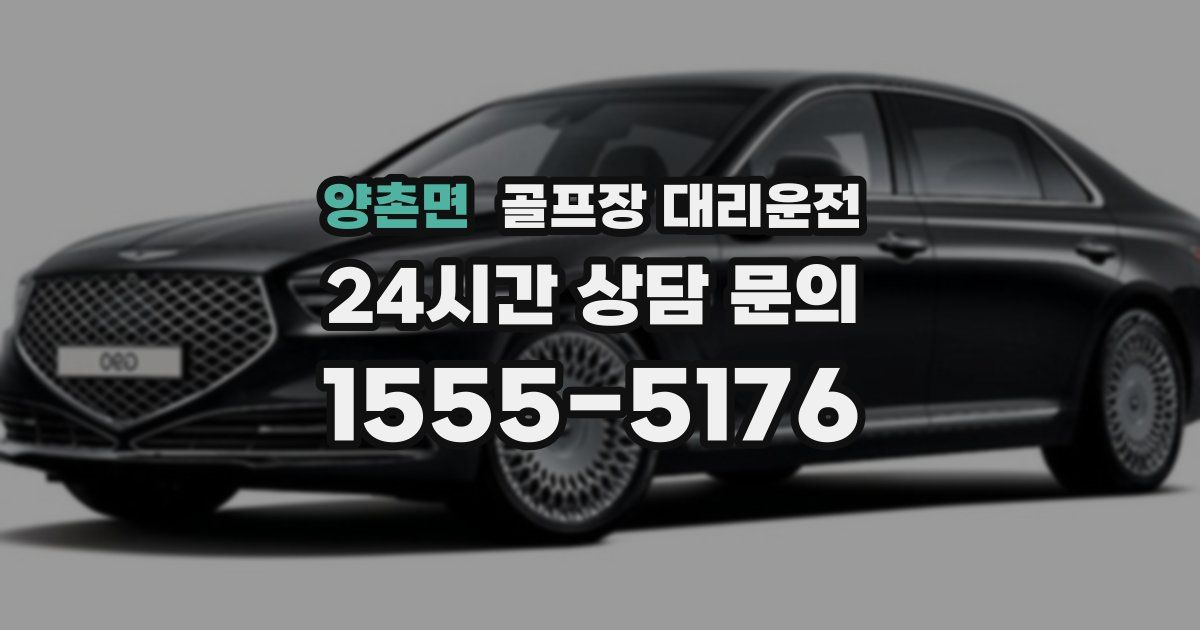 골프장 대리운전 서비스