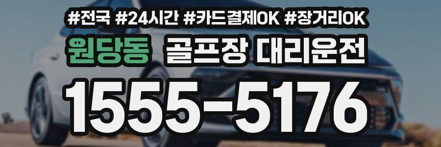 원당동 골프장 대리운전