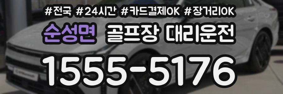 순성면 골프장 대리운전