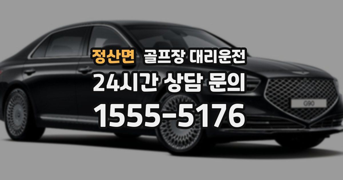 골프장 대리운전 서비스