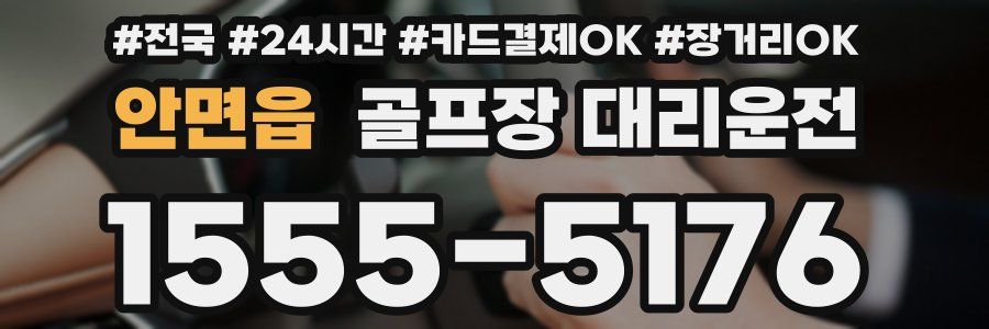 안면읍 골프장 대리운전