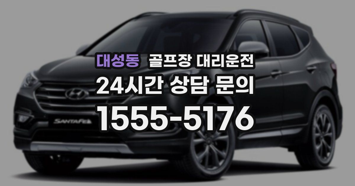 골프장 대리운전 서비스