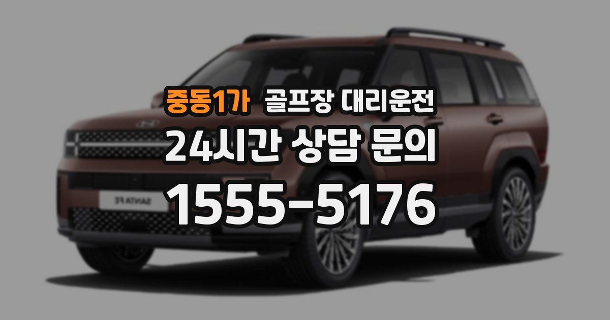 골프장 대리운전 서비스