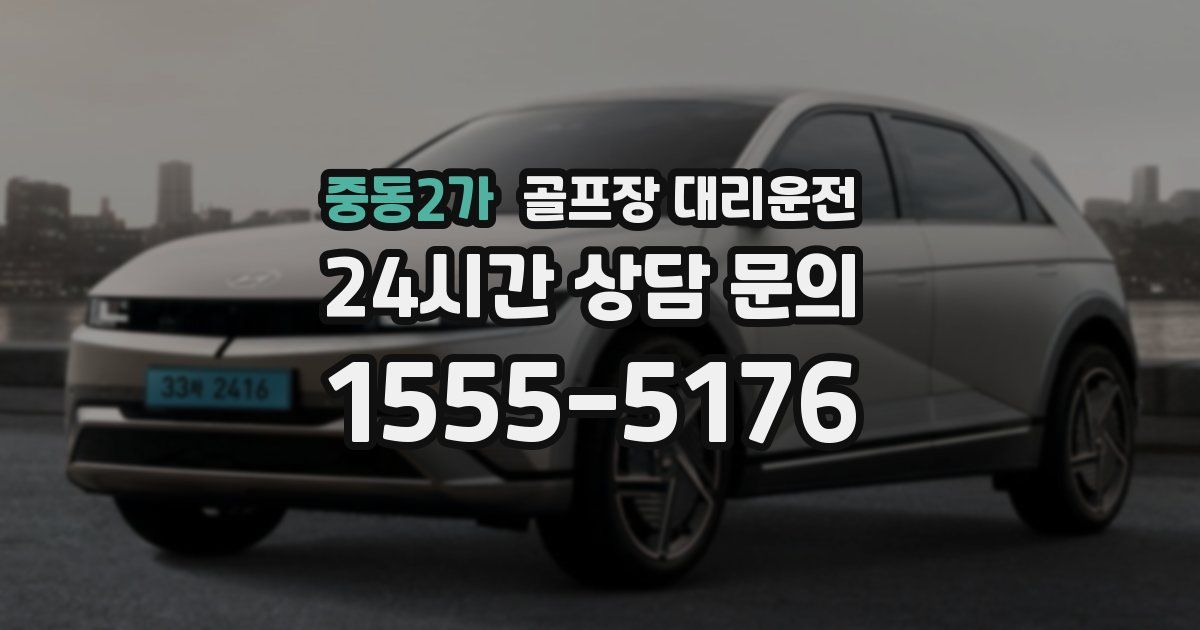 골프장 대리운전 서비스